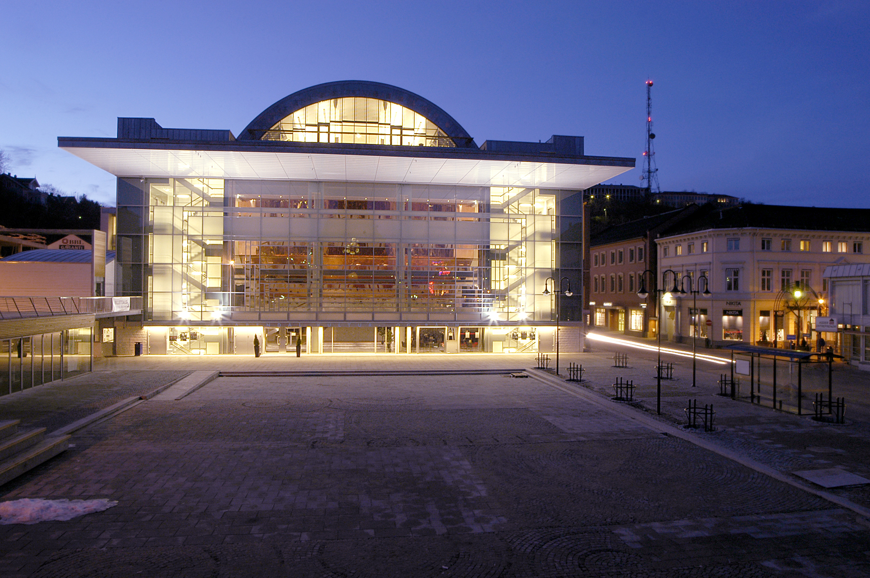 Arendal Kulturhus situasjonsbilde